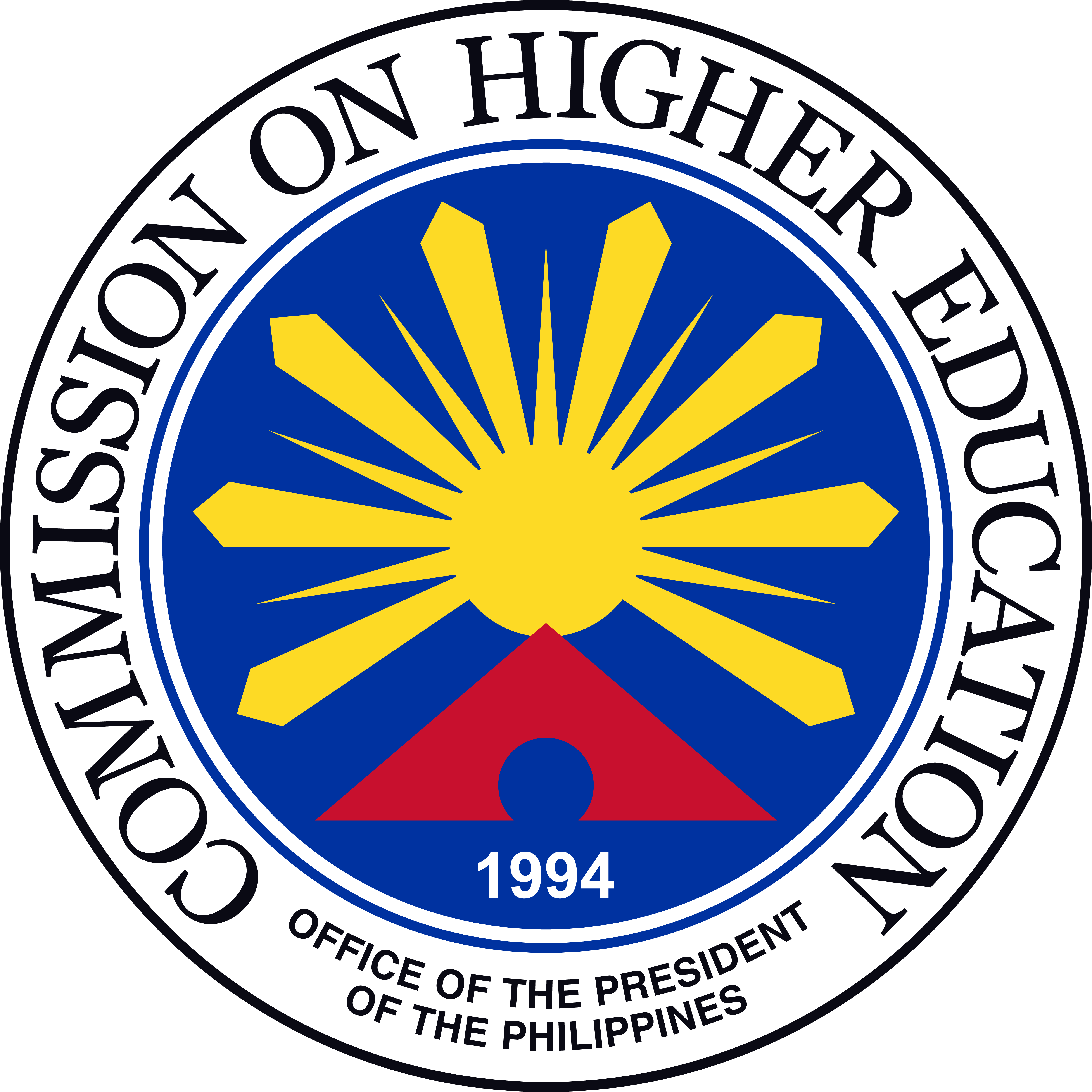 Commission on Higher Education (CHED) seal